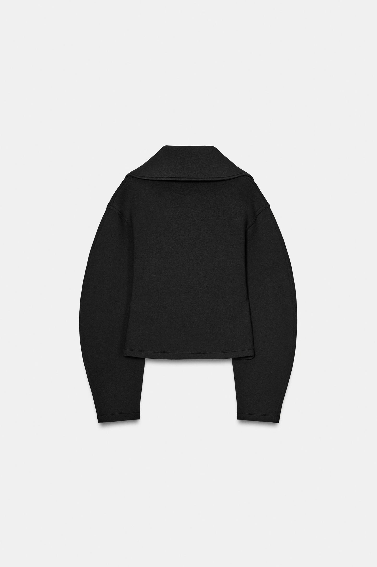 Chaqueta Entallada Efecto Neopreno